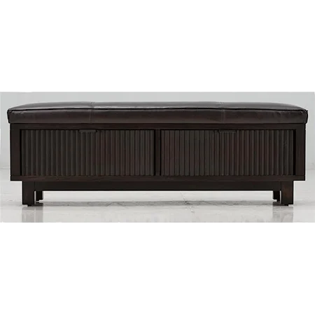 Leather Upholstered Bench